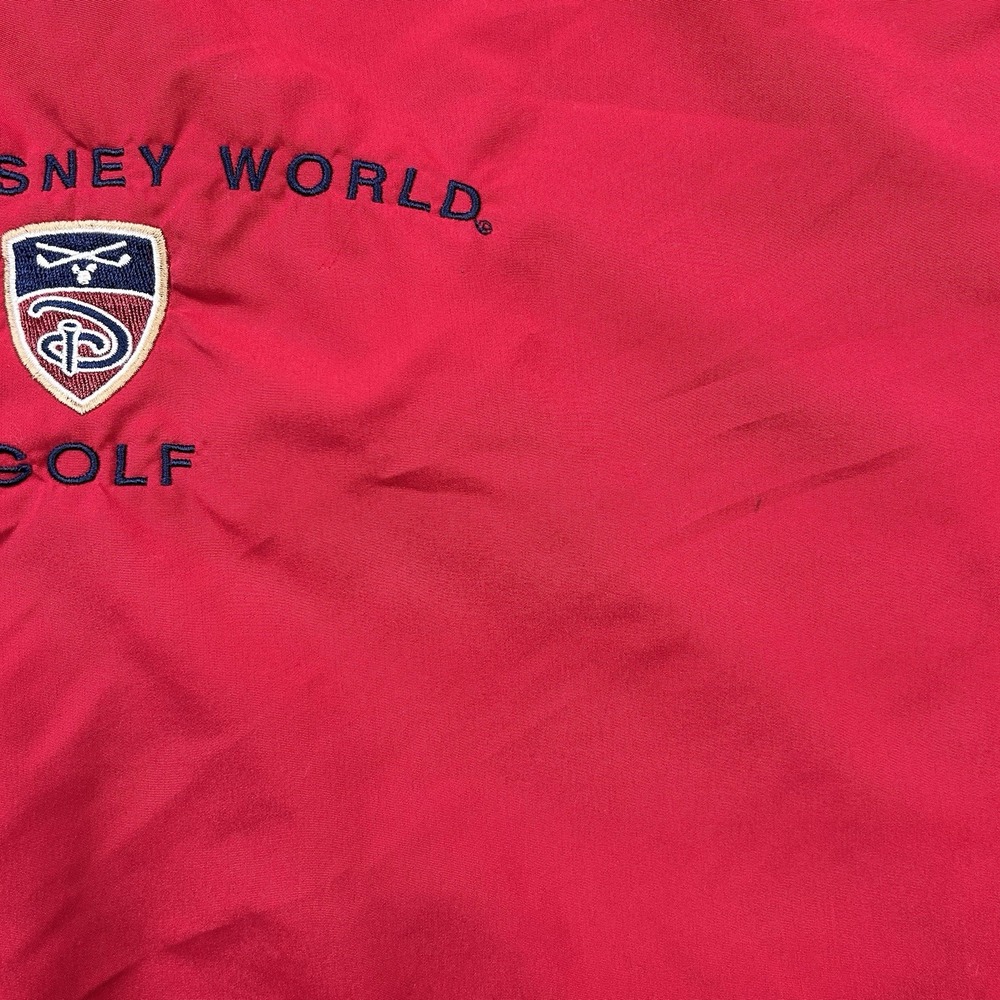 Walt Disney World Golf Pullover Windbreaker Mens XXL‎ Red Water Wind Resistant - Picture 15 of 16